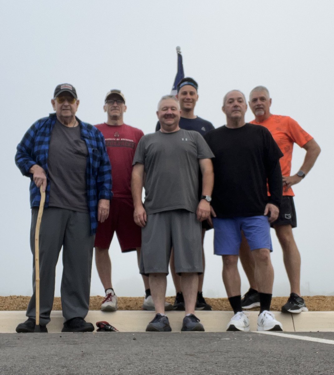 We Got Your 6! 
We had 6 show up today!! 
Welcome to FNG (friendly new guy) Scott Remler (aka his new F3 name) “Flex”! 💪