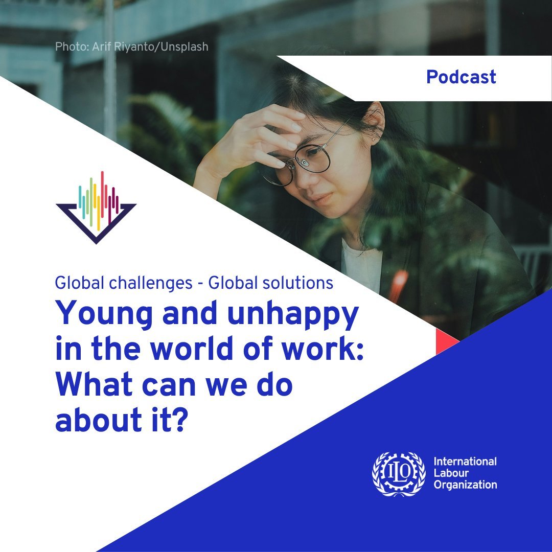Youth happiness is declining worldwide, driven by factors like job instability, lack of social mobility, and economic insecurity.

A new <a href="/ILO_EMP_Policy/">ILO Employment Policies</a>  podcast explores what’s behind this trend and what can be done to reverse it.

🎧 Listen now: ow.ly/pkQo50VRI5H