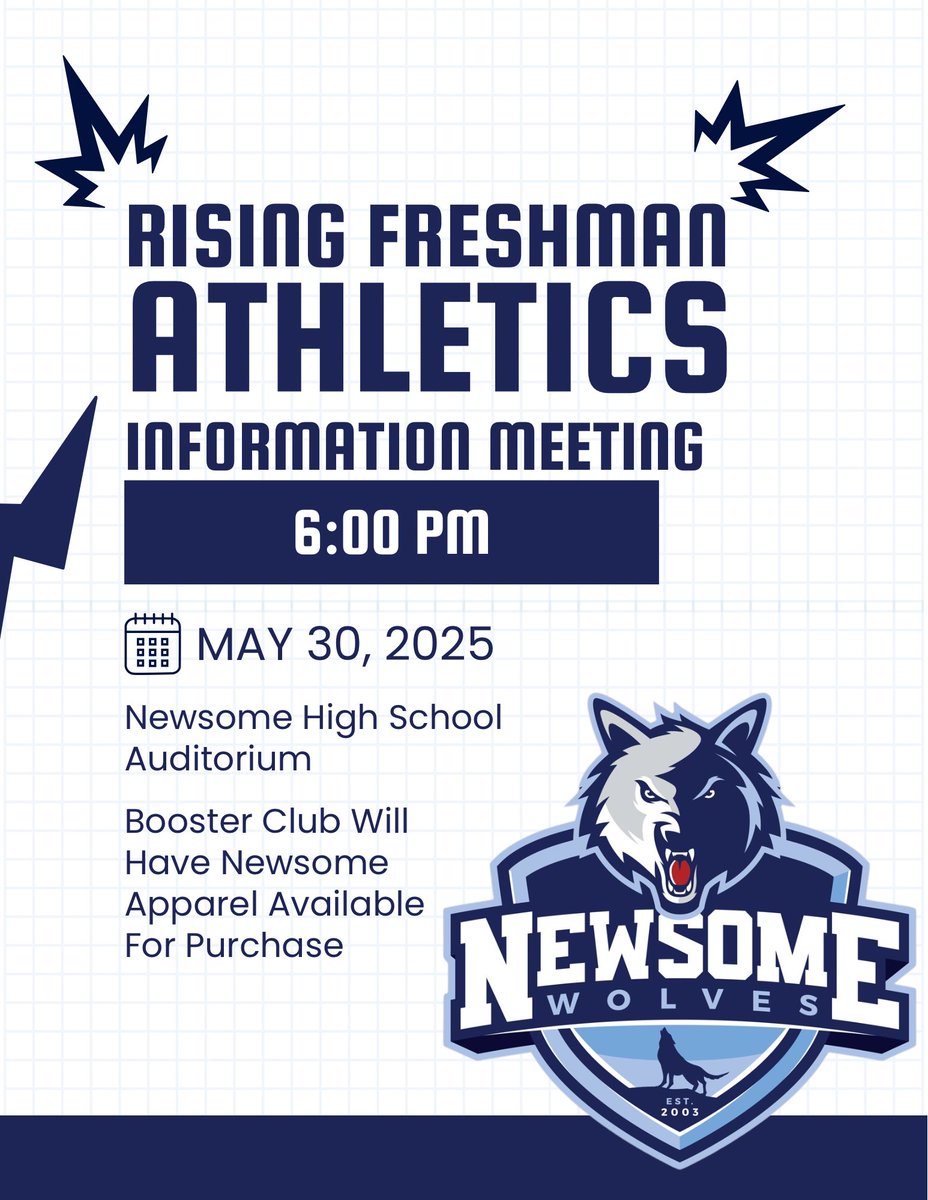 NewsomeWolvesFootball (@newsomewolvesfb) on Twitter photo Future wolves May 30th come learn about Newsome Football! We encourage playing multiple sports at Newsome High, see you then!!
<a href="/newsome_sports/">NewsomeHSSports</a> <a href="/HCPSNewsomeHS/">Newsome High School</a>
#HOMEGROWN Future wolves May 30th come learn about Newsome Football! We encourage playing multiple sports at Newsome High, see you then!!
<a href="/newsome_sports/">NewsomeHSSports</a> <a href="/HCPSNewsomeHS/">Newsome High School</a>
#HOMEGROWN