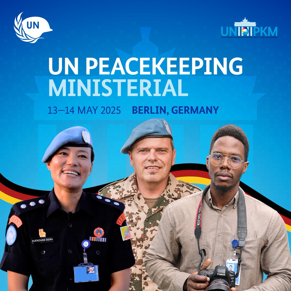 La  réunion ministérielle de l’ONU sur le maintien de la paix se tient  aujourd’hui et demain à Berlin. Elle réunit ministres, chefs d’État et  responsables pour réfléchir à l’avenir des opérations de paix et  renforcer leur efficacité face aux défis actuels. #PoC