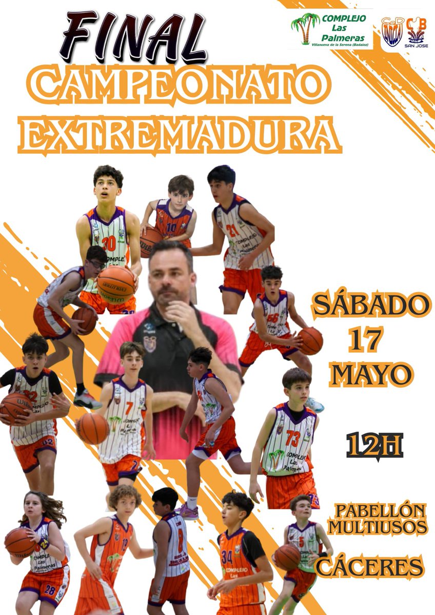 C.D. INICIA Vva (@cdinicia_) on Twitter photo 🏀 ESTAMOS EN LA FINAL 🏀
Nos metemos en la final del campeonato de Extremadura tras vencer al <a href="/BCBBadajoz/">Vítaly|La Mar BCBadajoz</a> en las semifinales.
Enhorabuena chicos!!!!💜🧡
#CanteraNaranja
#CDINICIA
#CuidamosLaCantera
<a href="/CBFSANJOSE/">CBF SAN JOSE</a> <a href="/aytovvaserena/">Ayuntamiento de Villanueva de la Serena (Badajoz)</a> @fexb 🏀 ESTAMOS EN LA FINAL 🏀
Nos metemos en la final del campeonato de Extremadura tras vencer al <a href="/BCBBadajoz/">Vítaly|La Mar BCBadajoz</a> en las semifinales.
Enhorabuena chicos!!!!💜🧡
#CanteraNaranja
#CDINICIA
#CuidamosLaCantera
<a href="/CBFSANJOSE/">CBF SAN JOSE</a> <a href="/aytovvaserena/">Ayuntamiento de Villanueva de la Serena (Badajoz)</a> @fexb