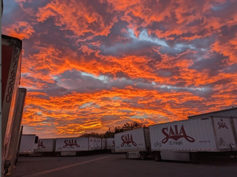 Bright beginnings, reliable deliveries. Our trucks roll with the dawn, ensuring your freight gets where it needs to be. #saialtlfreight