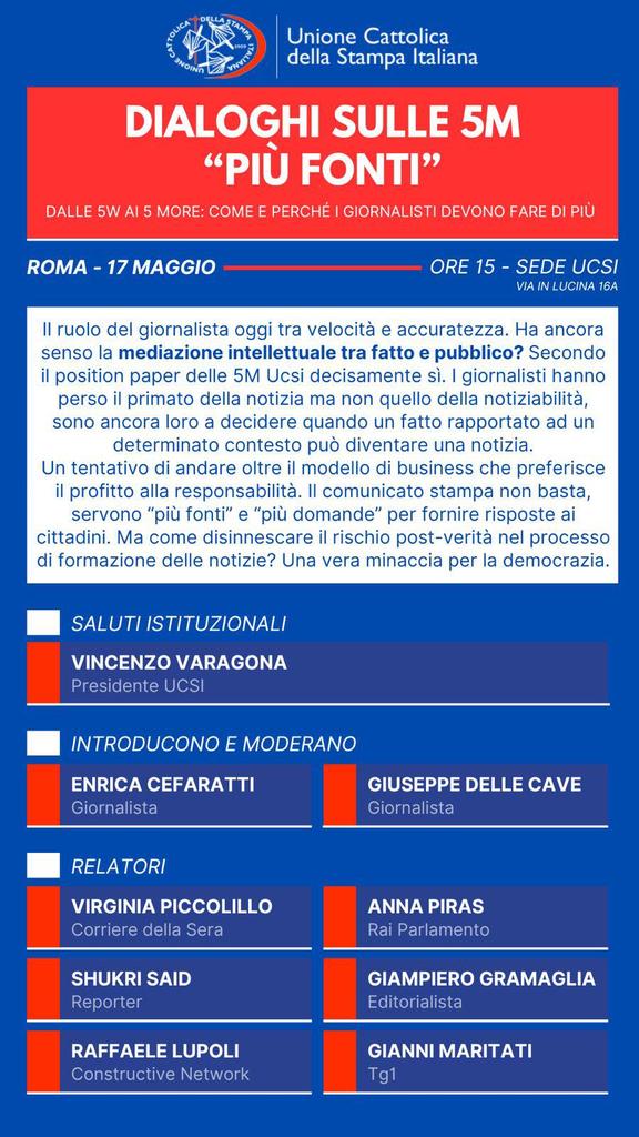 Anche #LeoneXIV chiede uno stile professionale diverso e UCSI Nazionale accetta la sfida, in continuità con il lavoro avviato con #francesco...