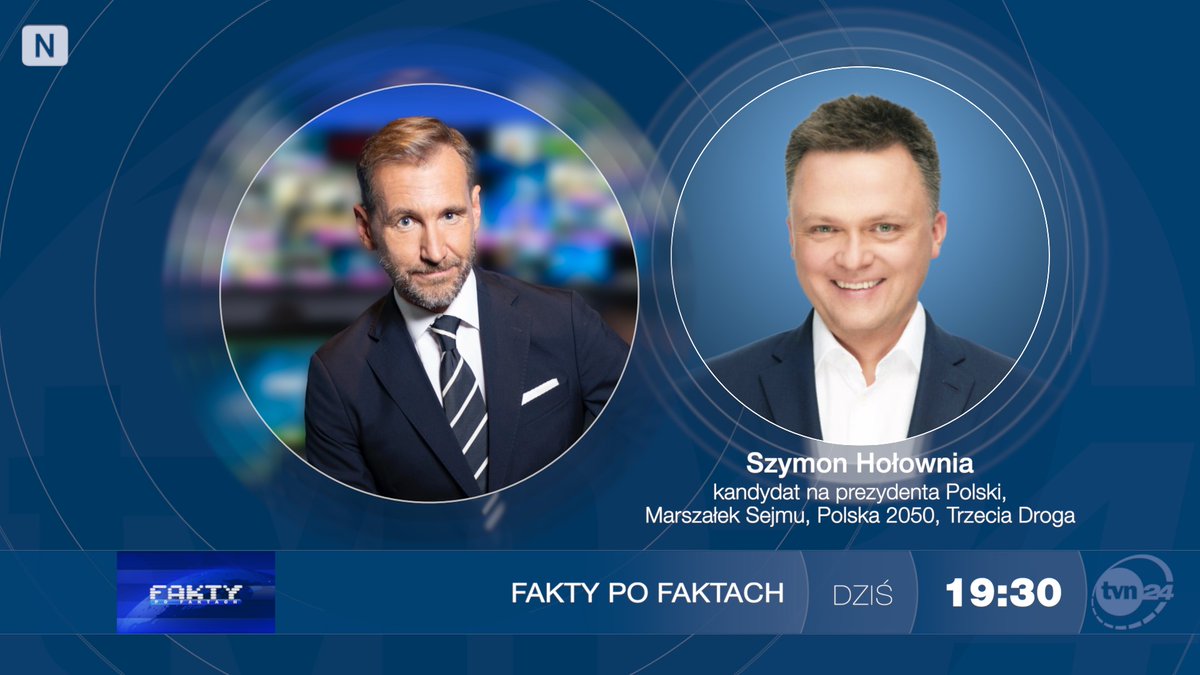 Fakty po Faktach (@faktypofaktach) on Twitter photo Dzisiejszym gościem Piotra Kraśki w <a href="/faktypofaktach/">Fakty po Faktach</a> o godz. 19.30 będzie Marszałek Sejmu, lider <a href="/PL_2050/">Polska 2050</a> - Szymon Hołownia <a href="/szymon_holownia/">Szymon Hołownia</a> - kandydat na Prezydenta RP. Zapraszamy o godz. 19.30 do <a href="/tvn24/">tvn24</a>. Dzisiejszym gościem Piotra Kraśki w <a href="/faktypofaktach/">Fakty po Faktach</a> o godz. 19.30 będzie Marszałek Sejmu, lider <a href="/PL_2050/">Polska 2050</a> - Szymon Hołownia <a href="/szymon_holownia/">Szymon Hołownia</a> - kandydat na Prezydenta RP. Zapraszamy o godz. 19.30 do <a href="/tvn24/">tvn24</a>.