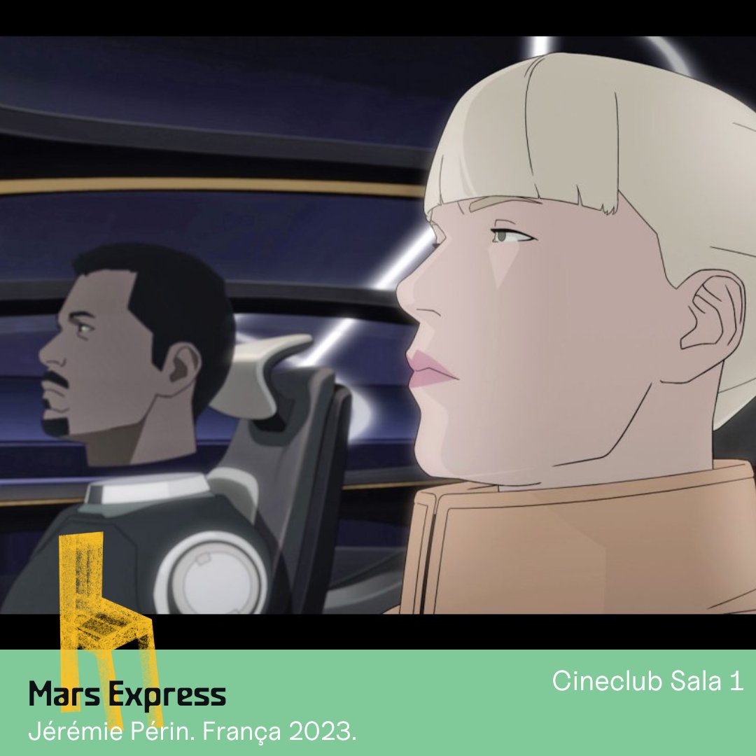 📽️Mars Express (Jérémie Périn, França)
📅Dimarts 13 de maig a les 19.30h.
Programació <a href="/CineclubSala1/">Cineclub Sala1</a> 
<a href="/ajuntamentvng/">Vilanova i la Geltrú</a>  <a href="/VilanovaTurisme/">VilanovaTurisme</a> <a href="/canalblau/">Canal Blau</a> <a href="/eixdiari/">Eix Diari</a>