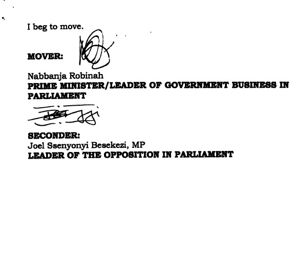 NABBANJA ROBINAH (@r_nabbanja) on Twitter photo On behalf of the <a href="/GovUganda/">Government of Uganda</a> , I have moved a motion for a Resolution of Parliament to pay tribute to His Holiness the Late Pope Francis, the Supreme Pontiff of the Catholic Church, for his selfless and dedicated service to the Catholic Church and humanity. Below is my detailed On behalf of the <a href="/GovUganda/">Government of Uganda</a> , I have moved a motion for a Resolution of Parliament to pay tribute to His Holiness the Late Pope Francis, the Supreme Pontiff of the Catholic Church, for his selfless and dedicated service to the Catholic Church and humanity. Below is my detailed