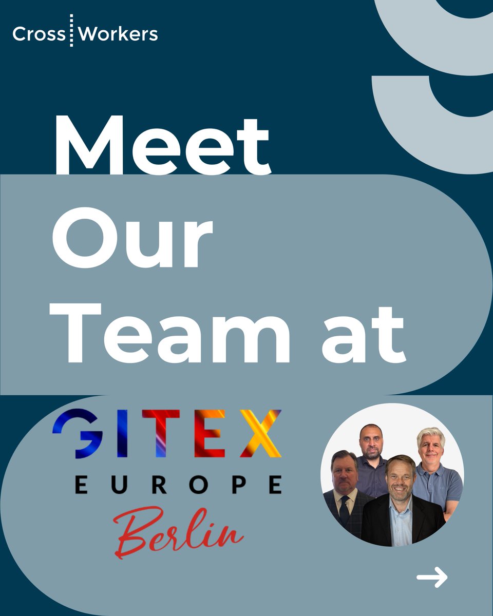 crossworkers_'s tweet photo. From DACH to the Nordics — we're heading to #Berlin!
Meet our regional experts &amp; CEO Hans Henrik at #GITEXEurope

📍Messe Berlin | Hall 5.2 – Booth A70.E 
📅May 21–23

Scaling in the UK, Germany, or Scandinavia? Let’s talk growth.
👉 https://t.co/MdZrcvxjMF

@GITEXEUROPE 
@techUK https://t.co/xZDbGHfddN