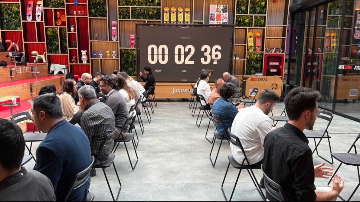 Türkiye Kalkınma Fonu ve <a href="/Tubitak/">TÜBİTAK</a> desteğiyle
startups.watch tarafından bugün Justwork 'de düzenlenen ve ŞirketOrtağım olarak katıldığımız "BiGG Speed Networking" etkinliğinde ön tohum yatırımı almış 30 farklı girişimle birebir görüşmeler gerçekleştirdik 🚀
