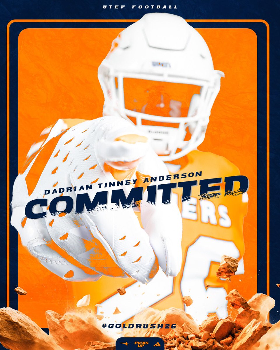 DAdrian Tinney-Anderson (@dadriantinneya) on Twitter photo After a long journey Iโm blessed to announce I will be committing to <a href="/UTEPFB/">UTEP Football</a> #AGTG #PicksUp <a href="/CoachSWUTEP/">Scotty Walden</a> <a href="/UTEPCoachCJones/">Chris Jones</a> <a href="/CoachStanchek/">Ryan Stanchek</a> <a href="/CoachBobbyDaly/">Bobby Daly</a> <a href="/goliadfootball/">Goliad Tiger Football</a> After a long journey Iโm blessed to announce I will be committing to <a href="/UTEPFB/">UTEP Football</a> #AGTG #PicksUp <a href="/CoachSWUTEP/">Scotty Walden</a> <a href="/UTEPCoachCJones/">Chris Jones</a> <a href="/CoachStanchek/">Ryan Stanchek</a> <a href="/CoachBobbyDaly/">Bobby Daly</a> <a href="/goliadfootball/">Goliad Tiger Football</a>
