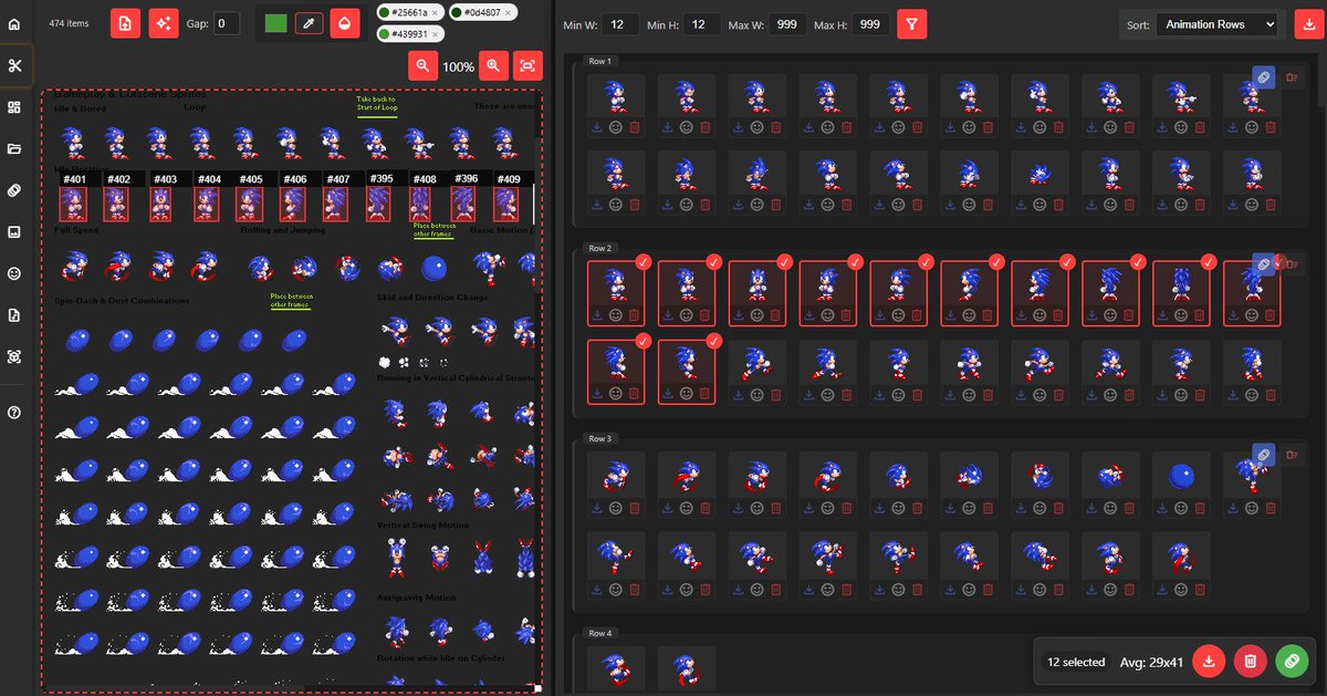 An early preview of Dazz's Spriters Resource tools just dropped! Link in the replies!

These tools are free to use, with no ads.