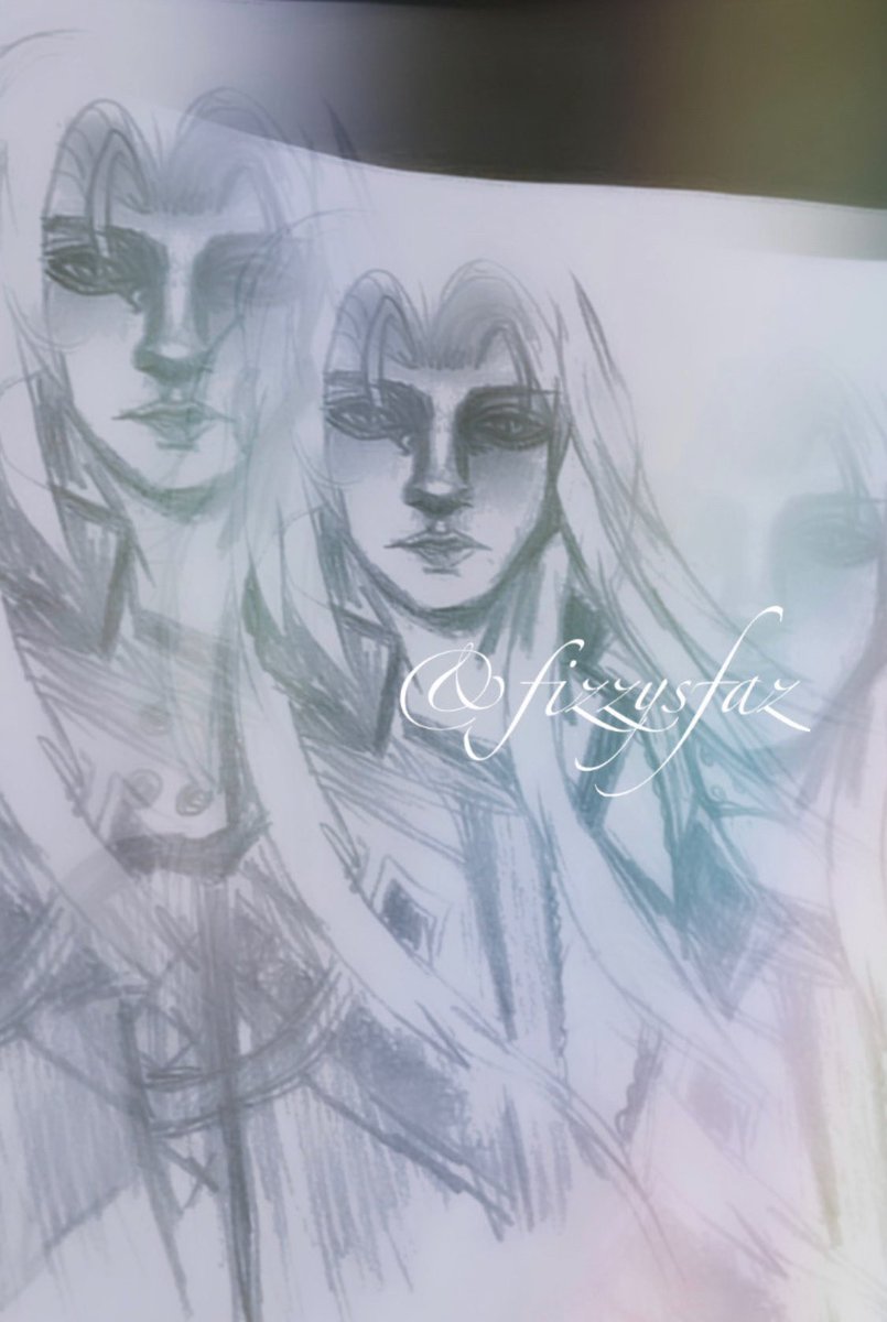 My semi-realism style :D! Been awhile since I drew in this style though! 
#sephiroth #FINALFANTASY #ff7 #sephirothfinalfantasy
#ff7fanart