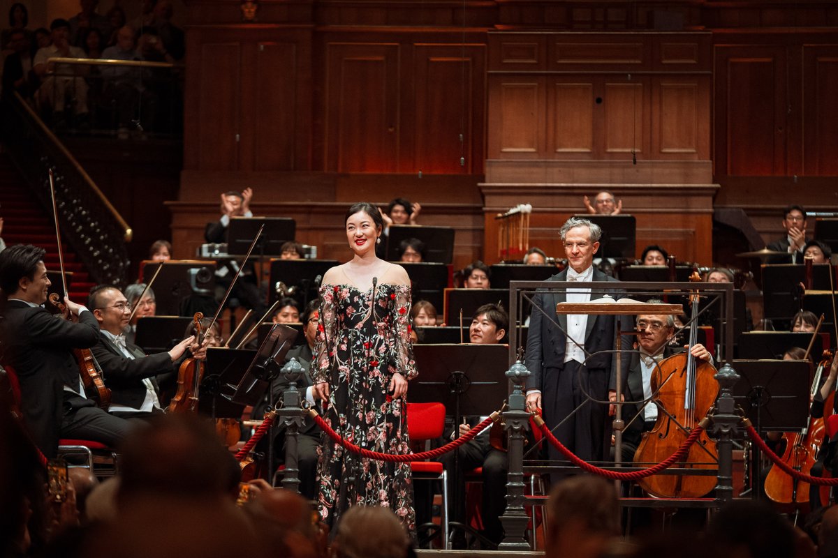 An  exquisite Mahler 4 from the NHK Symphony Orchestra at the Amsterdam  Mahler Festival last night! Playful and precise, and beautifully crafted  by Maestro Fabio Luisi. Soprano Ying Fang sang with perfect angelic  grace. Photo by Jessie Kamp.