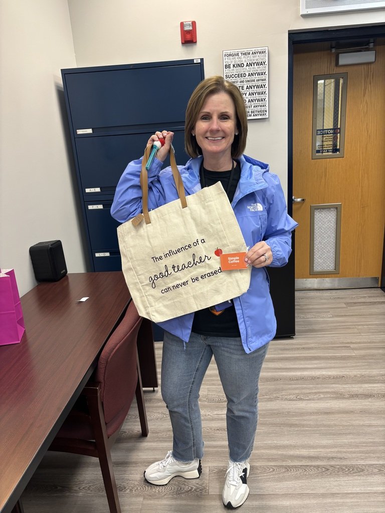 For our final appreciation activity last week, a mystery raffle was held. Congratulations to our winners! #mendhboroschools #lionspride