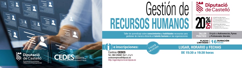 📲 Inscriu-te en el curs en línia "Gestió de Recursos Humans" i adquireix eines clau per a atraure, motivar i retindre talent

🔎 20, 22, 27 i 29 de maig de 15.30 a 19.30

🌐 Curs EN LÍNIA i ratuït

📝 Inscripcions: docs.google.com/forms/d/e/1FAI…