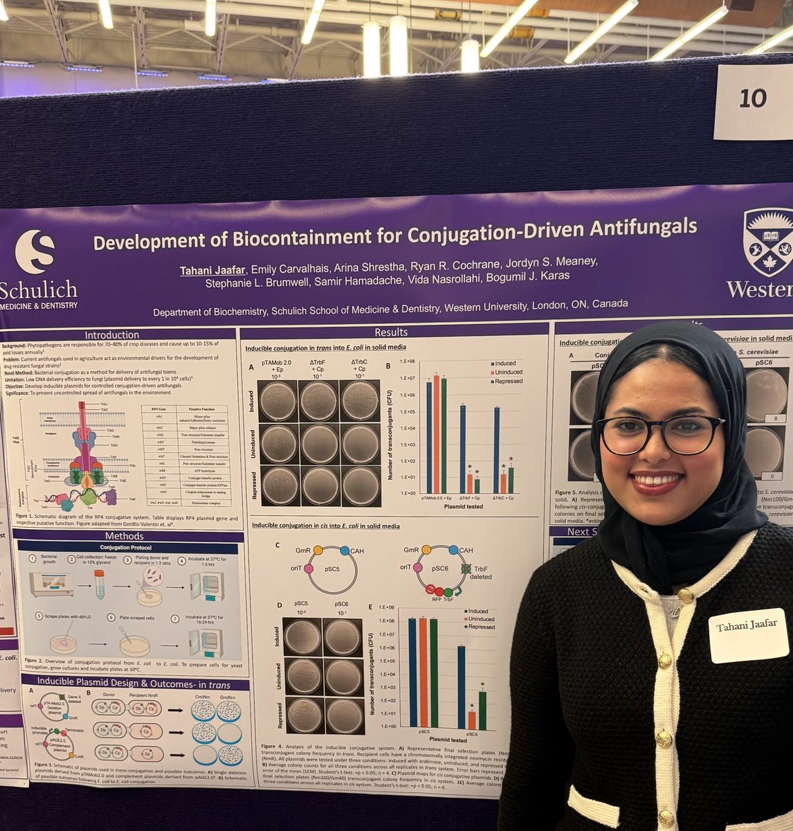 KarasLab's tweet image. @thnjaafar presenting at London Health Research Conference @WesternU @SchulichMedDent @westernuBiochem