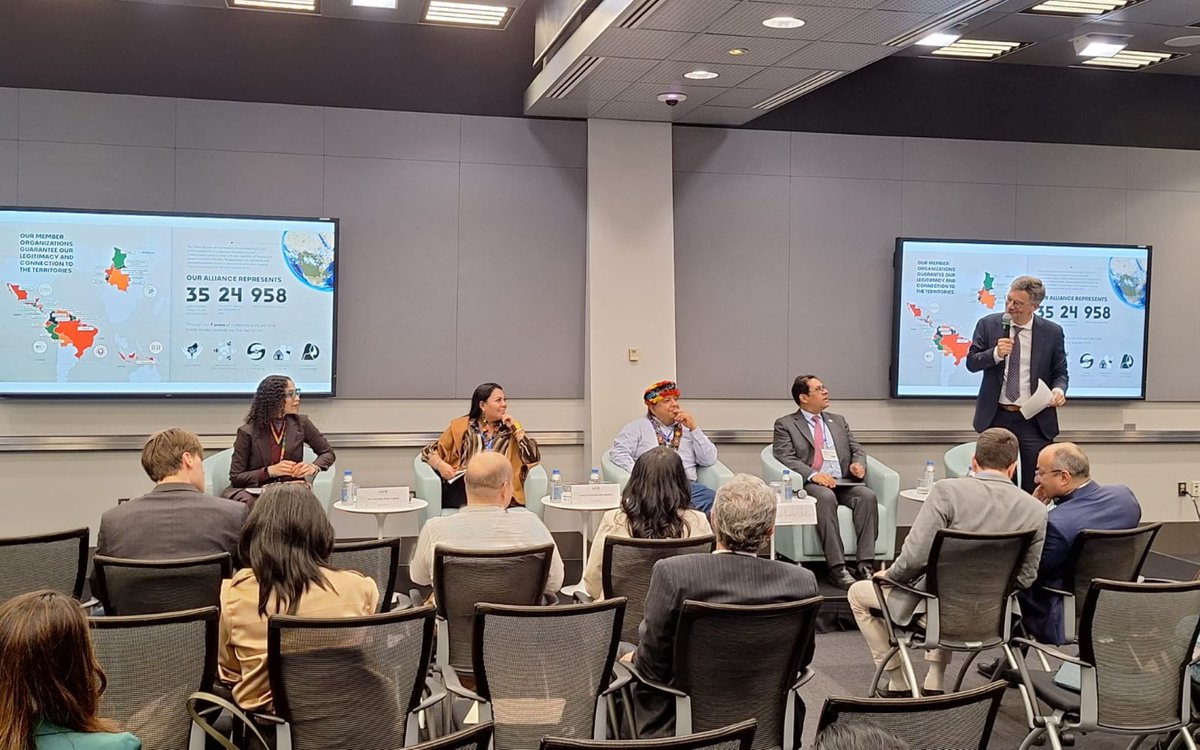 At the World Bank Land Conference, we spoke as a united coalition grounded in the long struggle for land rights—but we made clear this is about more than land. It’s about life: our spirituality, governance, and cultural identity.

- We denounced the harm extractive industries