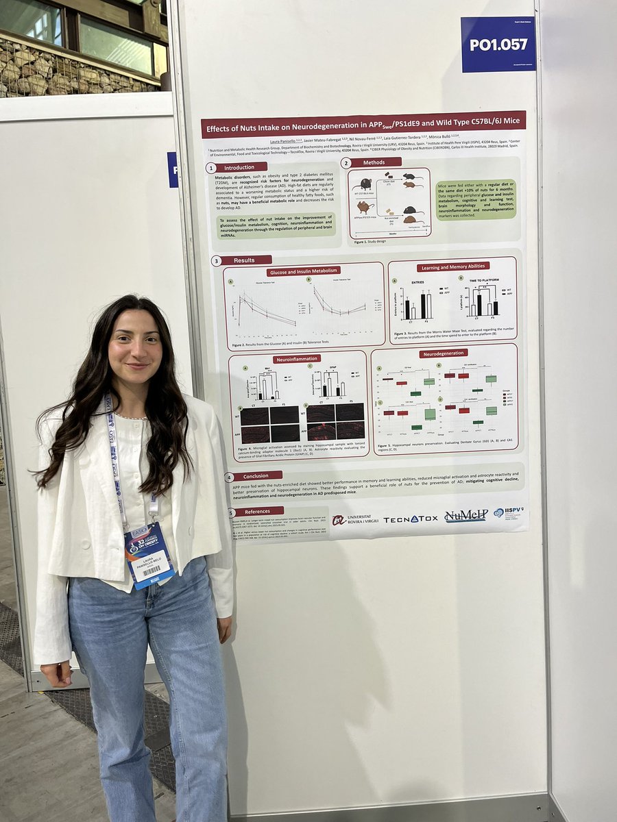 NuMeH_Group's tweet image. 👋🏻👋🏻👋🏻This week we are attending the 32nd European Congress on Obesity in Malaga.
Our PhD students have had the opportunity to present our results in different oral and poster communications👏🏻👏🏻👏🏻
@TecnATox @bioquimicaURV
