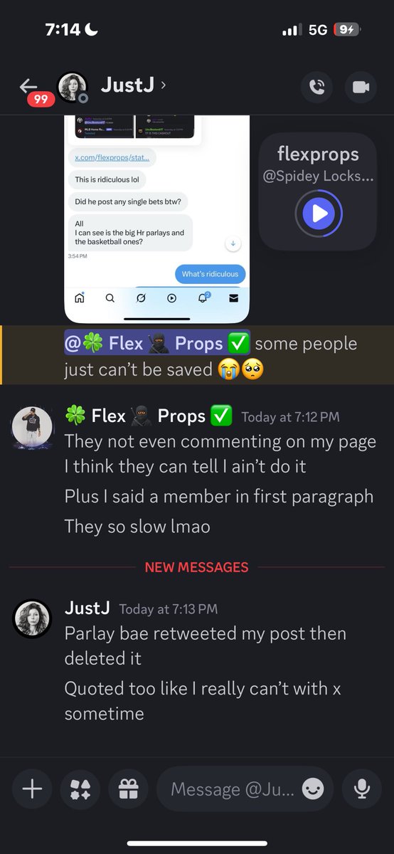 <a href="/mcbets/">MCBETS</a> is a goat. I’m glad I spoke with him briefly via dm about this. I will always remain legit and thank you to <a href="/queentasiaa69/">Tasia 💫🧚🏾</a> and everyone for their testimony. <a href="/MCbets__/">MC Bets</a> is a stand up guy. He has good reads and hit an amazing parlay. I never tried to take credit; I said a