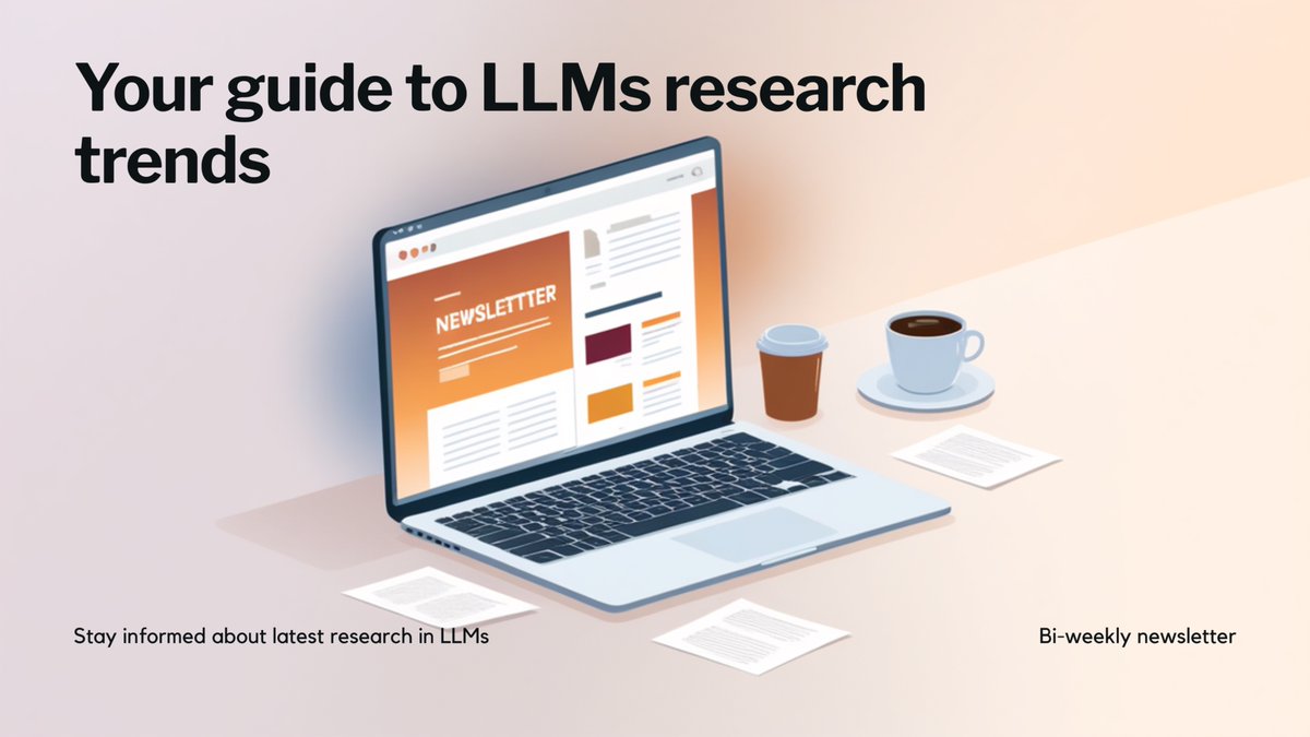 LLMs Research (@llmsresearch) on Twitter photo Over ๐ณ,๐ฌ๐ฌ๐ฌ LLMs ๐ฟ๐ฒ๐๐ฒ๐ฎ๐ฟ๐ฐ๐ต ๐ฝ๐ฎ๐ฝ๐ฒ๐ฟ๐ were published last year. We read them so you donโt have to. Get ๐๐ต๐ฒ ๐ฏ๐ฒ๐๐ ๐ญ๐ฌ-๐บ๐ถ๐ป๐๐๐ฒ ๐ฏ๐ถ-๐๐ฒ๐ฒ๐ธ๐น๐ ๐ฟ๐ฒ๐๐ฒ๐ฎ๐ฟ๐ฐ๐ต ๐ฟ๐ฒ๐ฎ๐ฑ to keep you ahead in your AI role and help you apply SOTA research at work.
#LLMs Over ๐ณ,๐ฌ๐ฌ๐ฌ LLMs ๐ฟ๐ฒ๐๐ฒ๐ฎ๐ฟ๐ฐ๐ต ๐ฝ๐ฎ๐ฝ๐ฒ๐ฟ๐ were published last year. We read them so you donโt have to. Get ๐๐ต๐ฒ ๐ฏ๐ฒ๐๐ ๐ญ๐ฌ-๐บ๐ถ๐ป๐๐๐ฒ ๐ฏ๐ถ-๐๐ฒ๐ฒ๐ธ๐น๐ ๐ฟ๐ฒ๐๐ฒ๐ฎ๐ฟ๐ฐ๐ต ๐ฟ๐ฒ๐ฎ๐ฑ to keep you ahead in your AI role and help you apply SOTA research at work.
#LLMs