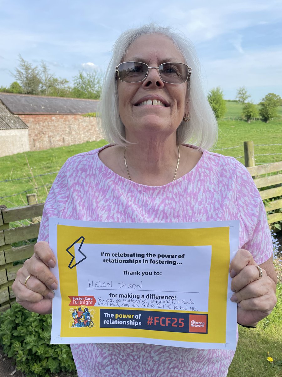 CumbriaFoster's tweet photo. This #FCF25, we’re celebrating the #PowerOfRelationships — like Yvonne &amp; her support worker, Helen.
“You’re supportive, efficient, a good listener.” 💬
Fostering takes love, trust &amp; teamwork.
Thank you to all carers &amp; social workers 💛

👉 https://t.co/Iu5a7eeIQg https://t.co/M4a4SeauSK