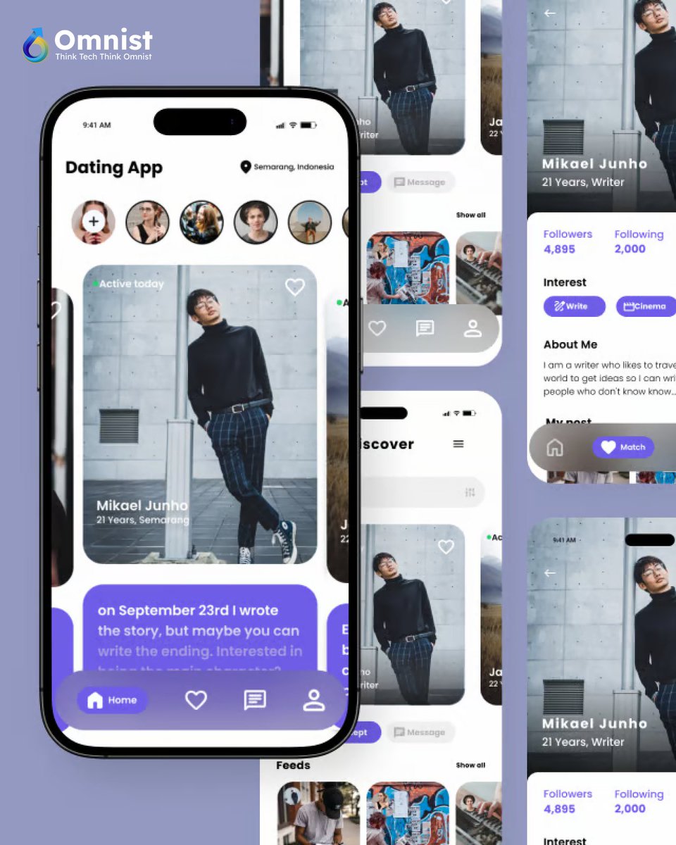 OmnistTechHub's tweet image. Looking to build the next big #DatingApp? ❤️ Let #OmnistTechhubSolutions bring your idea to life with smart, scalable &amp;amp; user-friendly #MobileAppDevelopment! 🚀 

🌐 omnisttechhub.com

#DatingAppDevelopment #AppDevelopment #AppDeveloper #DatingAppDesign #LoveApp #AppForLove