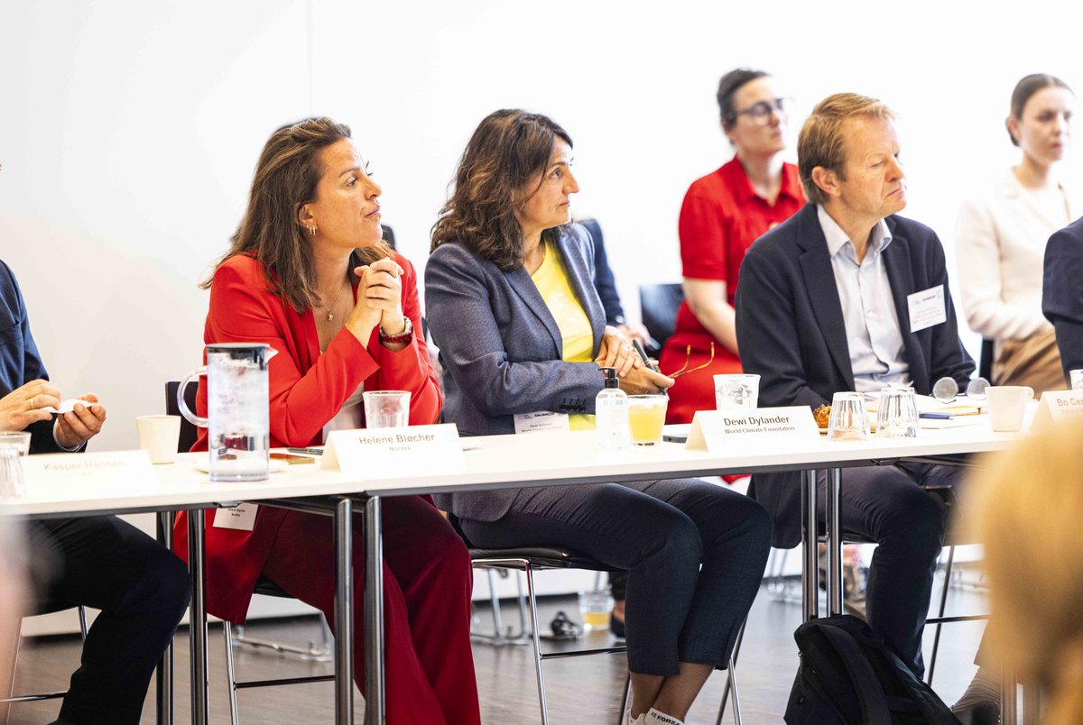 wclimate's tweet image. 🌍 An inspiring morning in Copenhagen!
The World Climate Foundation and @stateofgreendk had the honour of hosting a private breakfast with Secretary John Kerry at Industriens Hus.
As Co-Executive Chair of @GalvanizeLLC and former U.S. Special Envoy for Climate, Secretary…