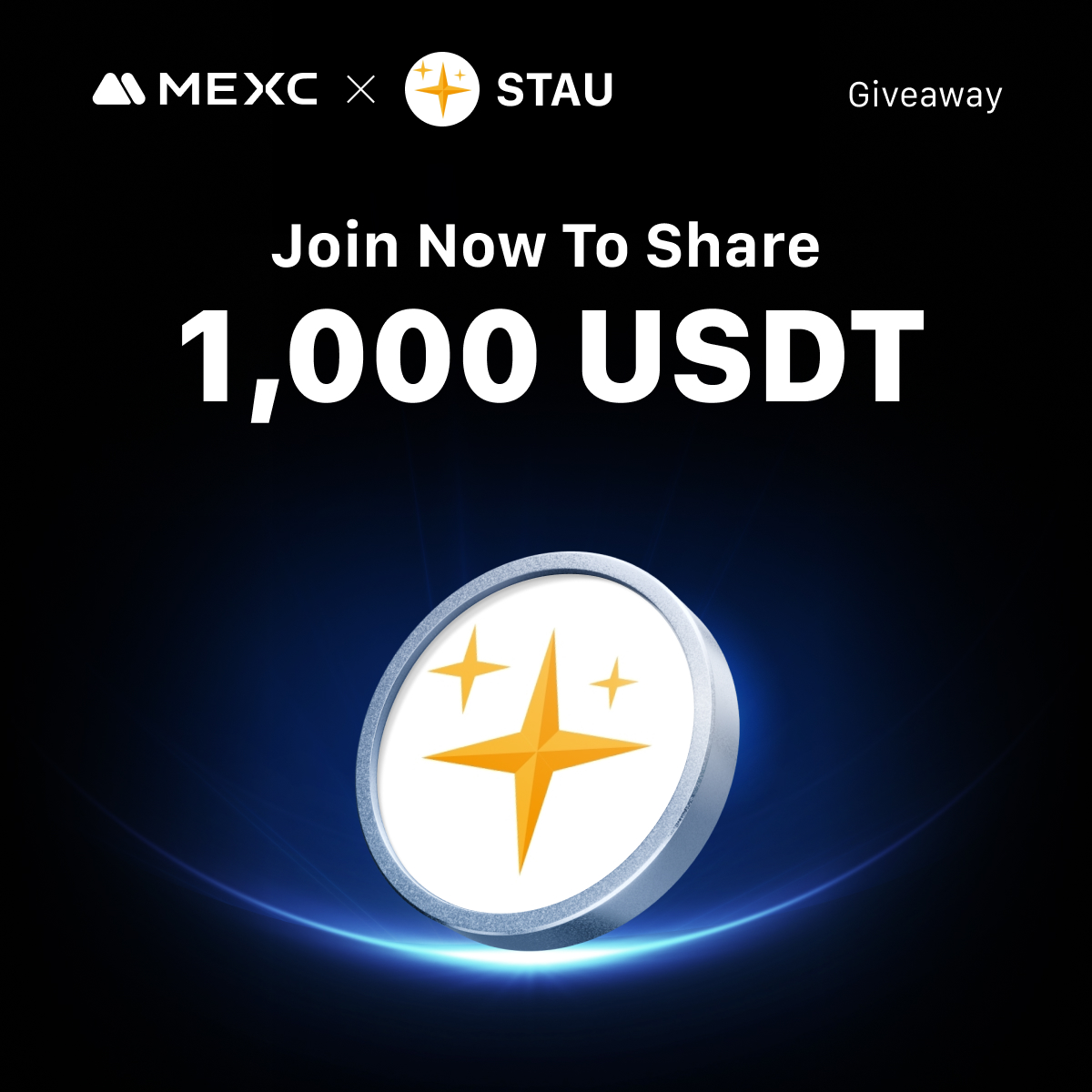 MEXC_Listings (@mexc_listings) on Twitter photo 🎰 #MEXC x Starry Platform Giveaway Event
🤑 Share your $STAU Trades to WIN 50 $USDT
👉 How to Join:
1️⃣ Follow <a href="/MEXC_Listings/">MEXC_Listings</a>, <a href="/MEXC_Official/">MEXC</a>, and <a href="/STAUPlatform/">Starry Platform</a>
2️⃣ Share screenshot of your $STAU Trades on #MEXC and don't forget to leave your MEXC UID!
💰 20 Lucky Winners to 🎰 #MEXC x Starry Platform Giveaway Event
🤑 Share your $STAU Trades to WIN 50 $USDT
👉 How to Join:
1️⃣ Follow <a href="/MEXC_Listings/">MEXC_Listings</a>, <a href="/MEXC_Official/">MEXC</a>, and <a href="/STAUPlatform/">Starry Platform</a>
2️⃣ Share screenshot of your $STAU Trades on #MEXC and don't forget to leave your MEXC UID!
💰 20 Lucky Winners to