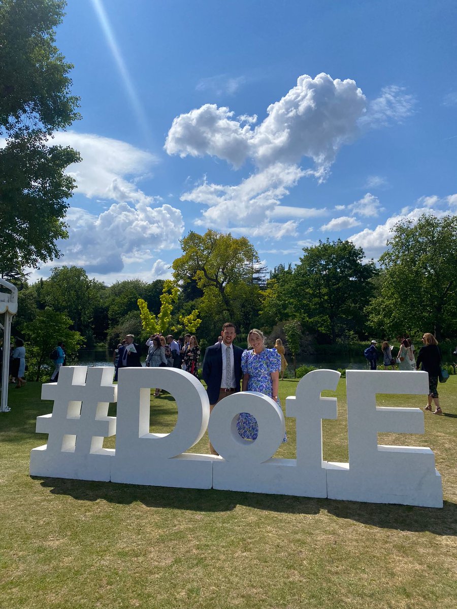 TrinityAcademyH's tweet image. Congratulations to Mr Oddy and Miss Parkinson who were  at Buckingham Palace yesterday in recognition of their outstanding contribution to the Duke of Edinburgh&apos;s Award. 🥳  Our students are extremely lucky to have such experienced staff to guide them through their awards! #DofE