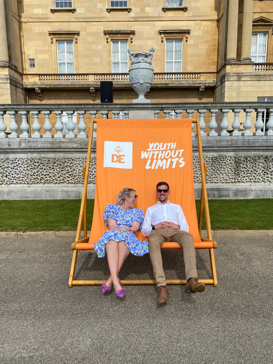 TrinityAcademyH's tweet image. Congratulations to Mr Oddy and Miss Parkinson who were  at Buckingham Palace yesterday in recognition of their outstanding contribution to the Duke of Edinburgh&apos;s Award. 🥳  Our students are extremely lucky to have such experienced staff to guide them through their awards! #DofE