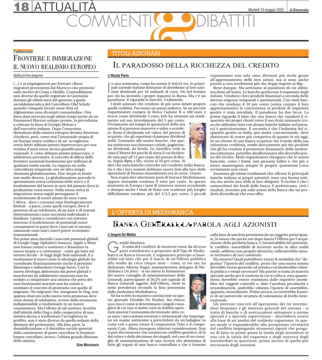 Immigrazione, fine dell’utopia. Con  la chiusura delle frontiere annunciata dal premier inglese in Europa non c’è  più un solo governo di sinistra che creda ancora all’accoglienza illimitata. Il mio editoriale di oggi.