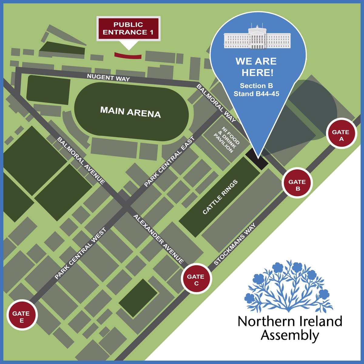 Northern Ireland Assembly (@niassembly) on Twitter photo Are you visiting <a href="/balmoralshow/">Balmoral Show</a> today? Why not pop in and see us in Section B and learn about the work of the Northern Ireland Assembly. Are you visiting <a href="/balmoralshow/">Balmoral Show</a> today? Why not pop in and see us in Section B and learn about the work of the Northern Ireland Assembly.