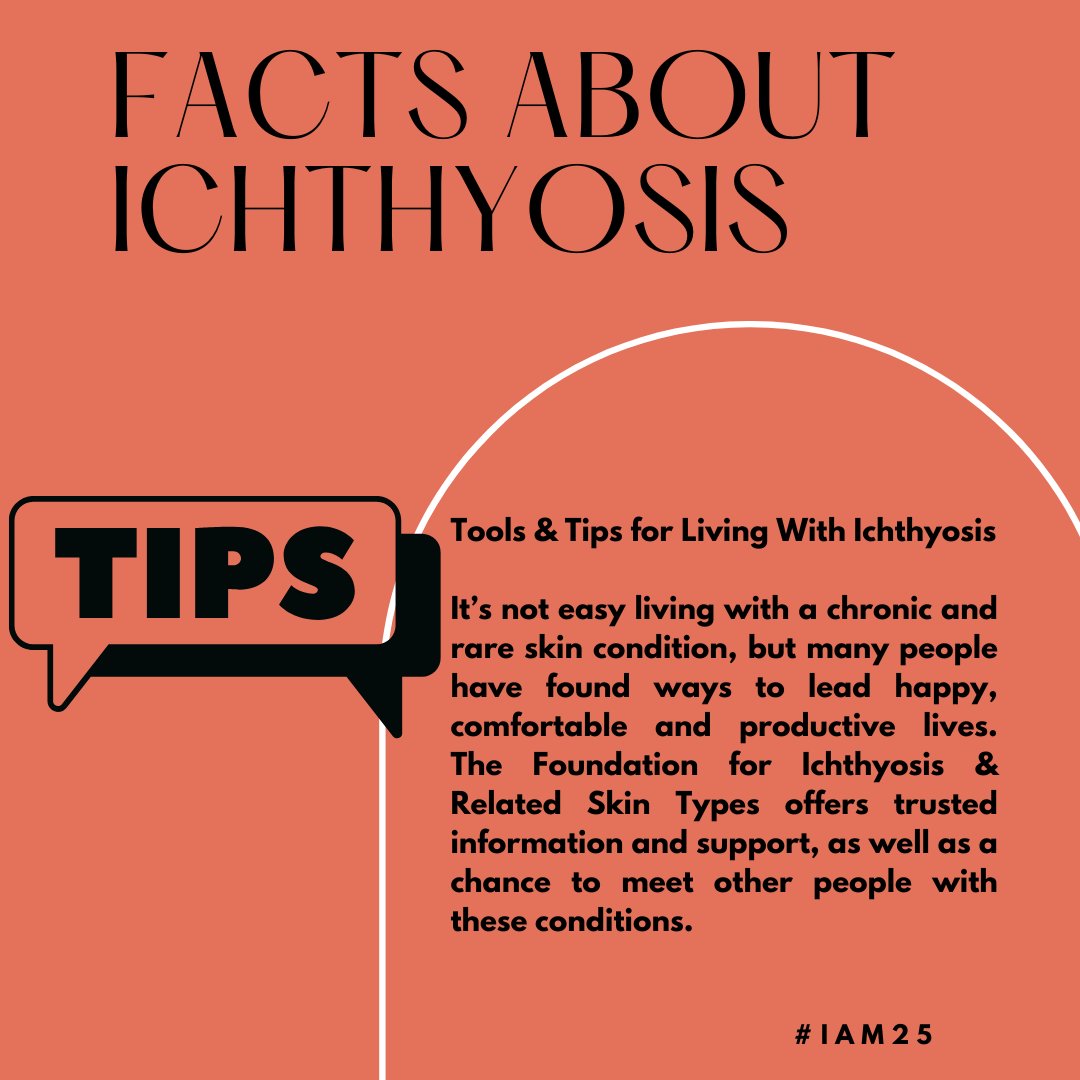 Whether you are newly diagnosed or have been living with it for many years, there are may tips here firstskinfoundation.org/tools-tips-for…
#ichthyosis #raredisease #skindisorder