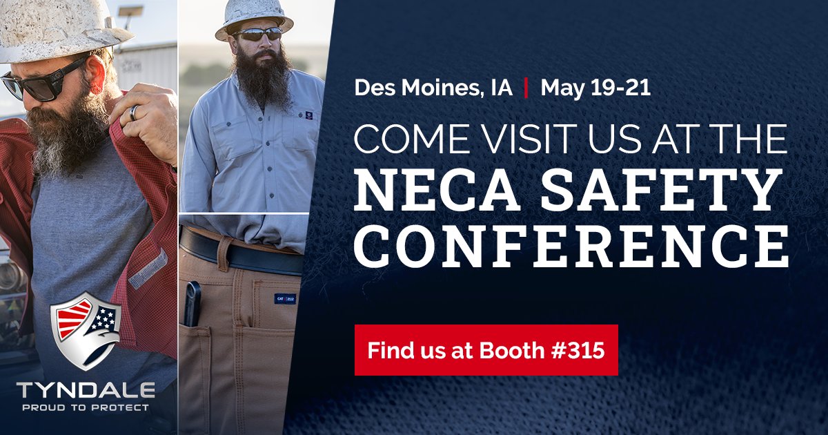 We’re gearing up for #NSPC25 in Des Moines—and we’re bringing more than just industry-leading AR/FR apparel!
Visit Booth 315 for a chance to win a FREE pair of work boots!

NECA Safety | Des Moines, IA
May 20 | 4–6 PM
May 21 | 5–6:30 PM
<a href="/necanet/">NECA</a>