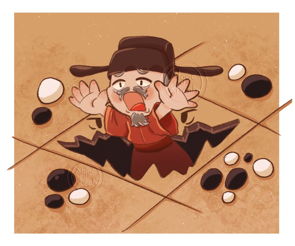 khanhnguyen0206's tweet image. Ô ăn quan
A vietnamese game, but with pun
#oanquan #illustration #funny #イラスト #ゆるいイラスト #かわいいイラスト