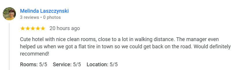 GouldHotel's tweet photo. 🌟 Thanks a million for the awesome review! We're thrilled you loved your experience and can't wait to welcome you back soon! 🎉💛 #Grateful https://t.co/g2faJROZt4