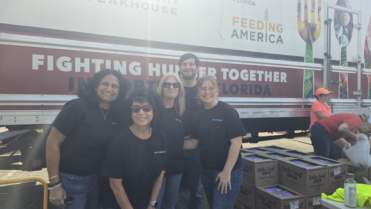 Next Science (@nextscience) on Twitter photo Healing isn’t always in a gel or bottle. Sometimes it’s in rolling up your sleeves & serving others!
Shoutout to our team for stepping up and to <a href="/FeedingNEFL/">Feeding Northeast FL</a>.
#MentalHealthAwarenessMonth #NextScienceServes #NextScienceHeals #MHAM Healing isn’t always in a gel or bottle. Sometimes it’s in rolling up your sleeves & serving others!
Shoutout to our team for stepping up and to <a href="/FeedingNEFL/">Feeding Northeast FL</a>.
#MentalHealthAwarenessMonth #NextScienceServes #NextScienceHeals #MHAM