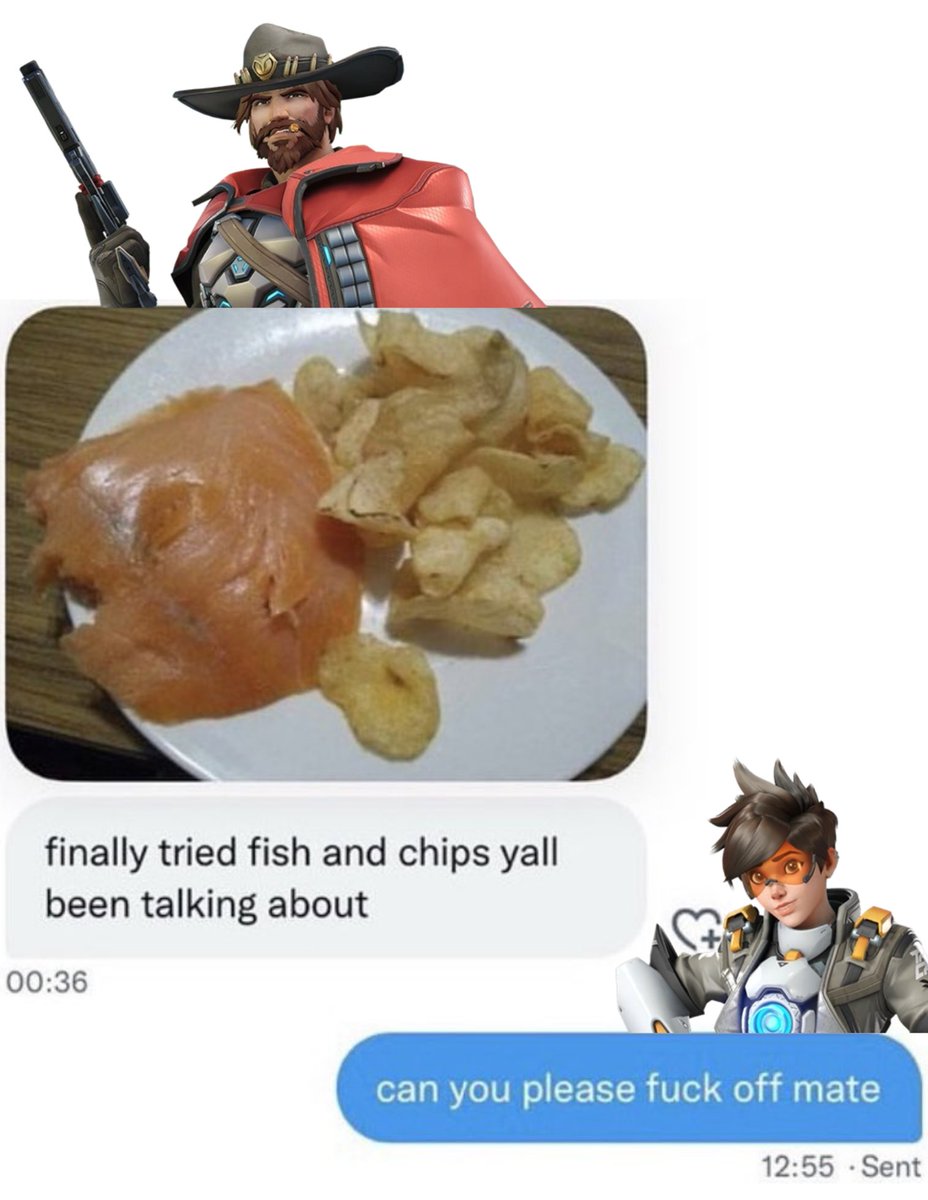 RuntInTheJunk's tweet photo. Fish and chips
#Overwatch2 https://t.co/7Fm5njPqfs