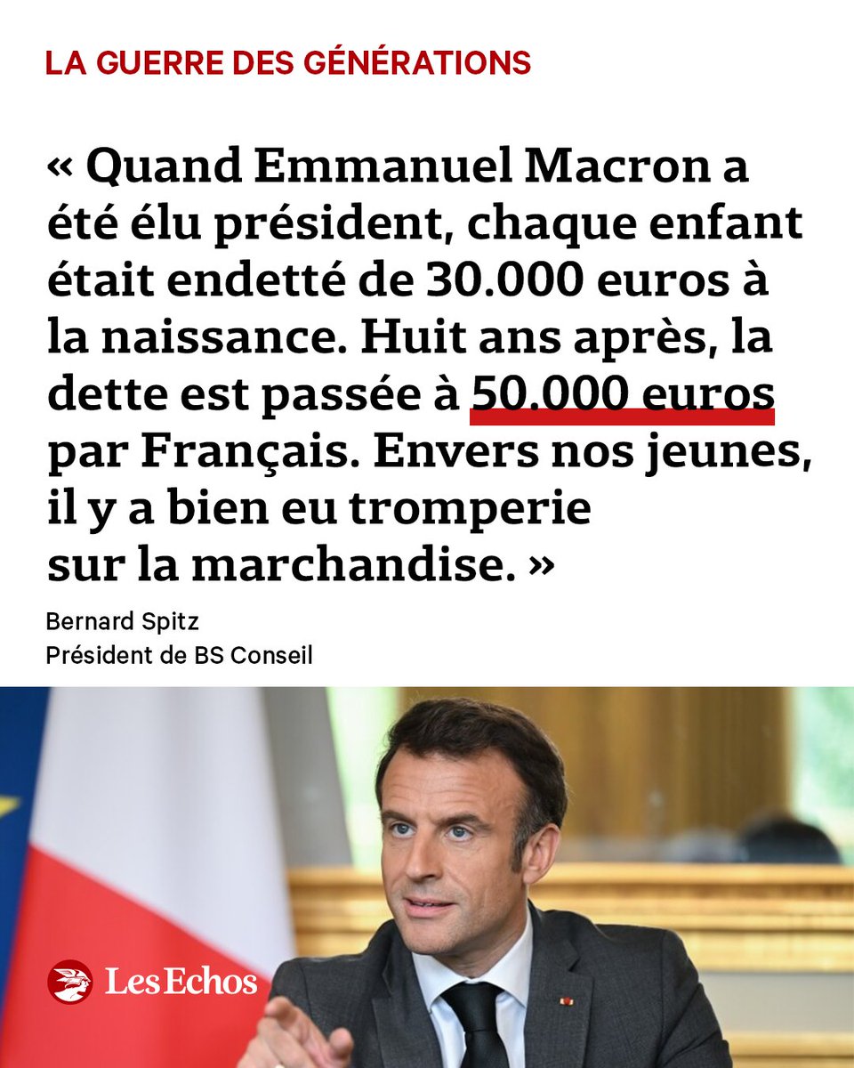 💥 CHRONIQUE. "Nos gouvernements portent sur leurs épaules un des piliers de la spoliation des jeunes : celui d'un endettement abyssal et du financement injuste de notre système social."⁠ ➡️ trib.al/ZL3n1Ud