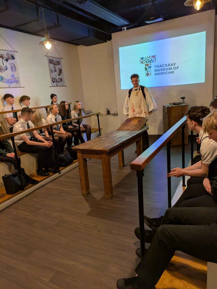 HorizonHistory's tweet photo. The first of our Y10 historians are out today enjoying Thackray Medical Museum. Students have taken part in a surgery and debate workshops and have explored everything the museum has to offer! #HorizonHistorians #OpportunitiesForAll https://t.co/s5BTt8lbFg