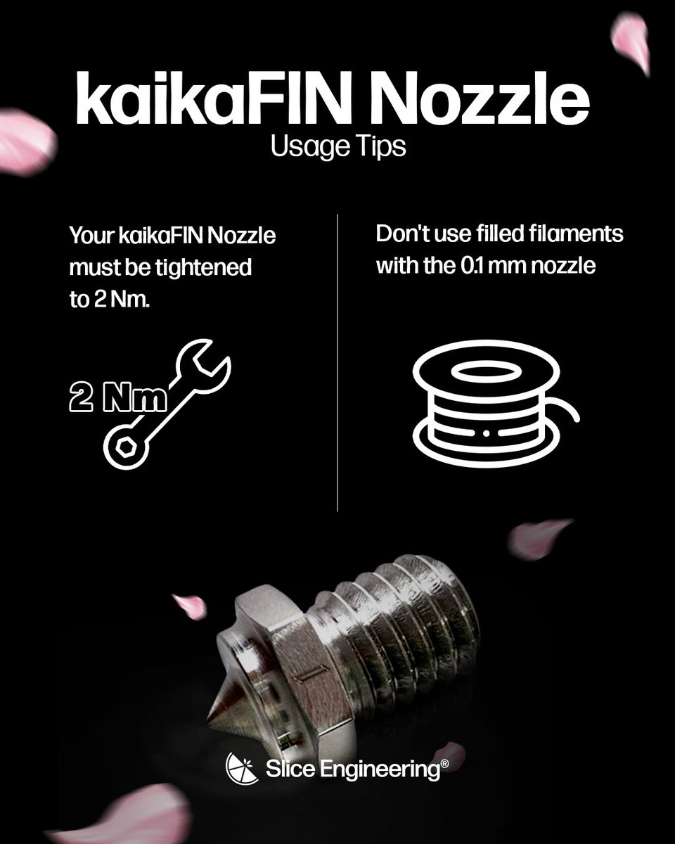 P1S用kaikaFINノズル(0.4, 0.1mm)&Makoホットエンド 他