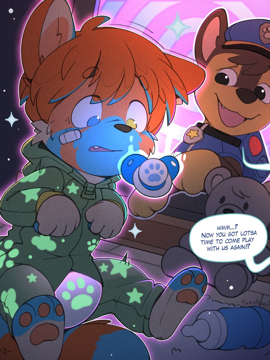 Mmm... looks like someone missed their bedtime? 🍼