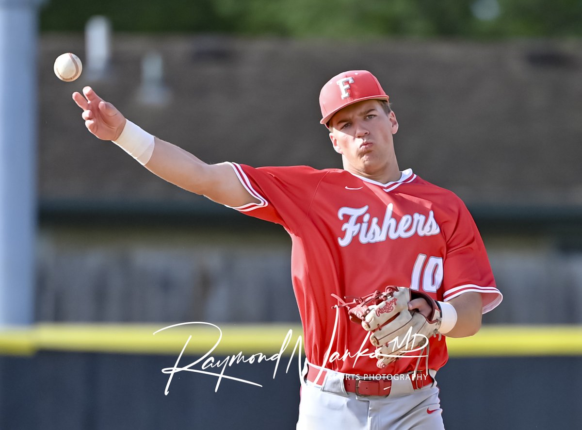 Dr Nanko Sports Photography (@sportsnanko) on Twitter photo Fishers Tigers Hustin Dunn #10 makes a throw to first against the Yorktown Tigers. More highlights to come. Also check CBS MaxPreps Sports for game stats and photos
<a href="/FHSTigers/">FHS Tigers Athletics</a> <a href="/TigerBaseball17/">Fishers Baseball</a> Fishers Tigers Hustin Dunn #10 makes a throw to first against the Yorktown Tigers. More highlights to come. Also check CBS MaxPreps Sports for game stats and photos
<a href="/FHSTigers/">FHS Tigers Athletics</a> <a href="/TigerBaseball17/">Fishers Baseball</a>