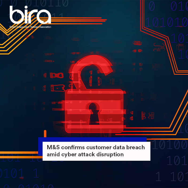 Marks &amp; Spencer has confirmed that personal customer data was stolen during a cyber attack that has disrupted operations for over three weeks. bit.ly/MandS-Cyber-At…

#RetailSupport #cyberattack #RetailCrime #RetailCyberSecurity