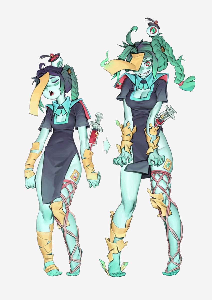 最近一年画的一些僵尸