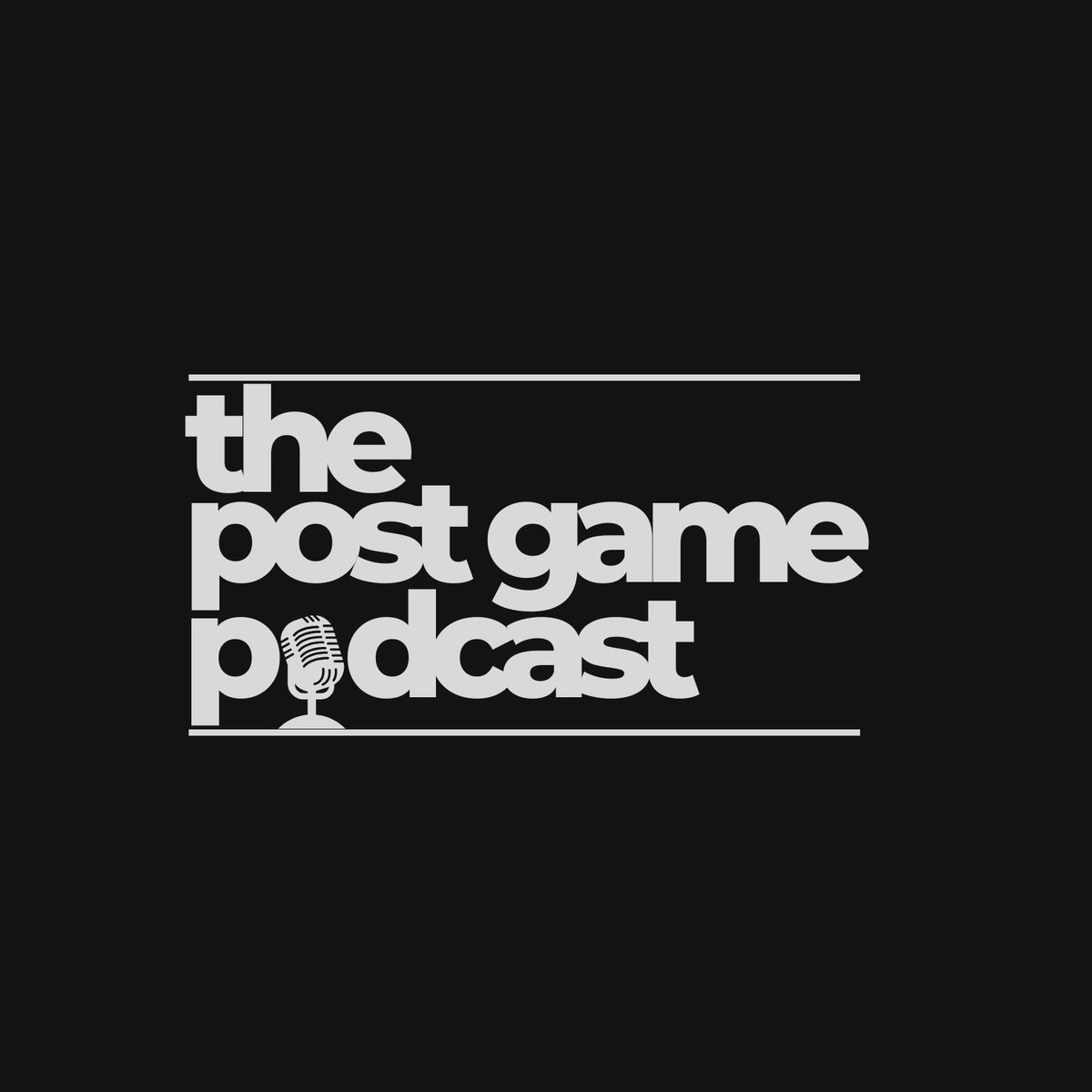 New Post Game Pod Logo ‼️

Trying to take the next step with the pod and make it more legit / somewhat professional looking? A fiancé who knows how to work canva helps.

Any feedback is welcome and will be taken to upper management (me).