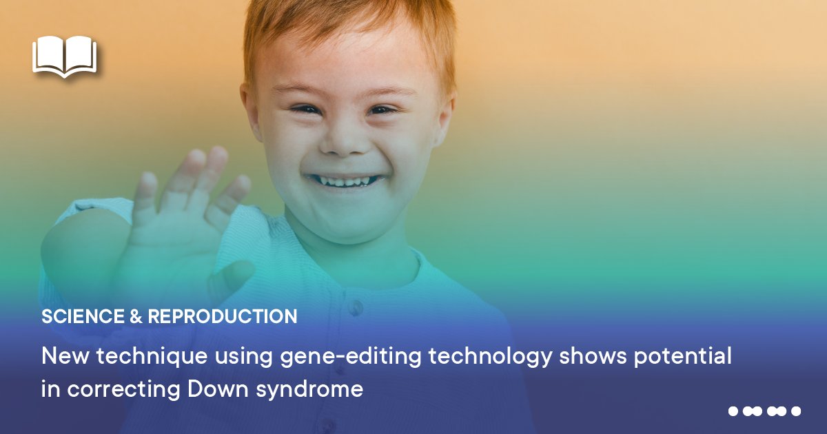 The cause of Down syndrome, also known as trisomy 21, was discovered more than half a century ago. However, effective methods to remove the extra copy of chromosomes that gives rise to this and other genetic conditions remain elusive.
New article online 👇
focusonreproduction.eu/science-and-re…
