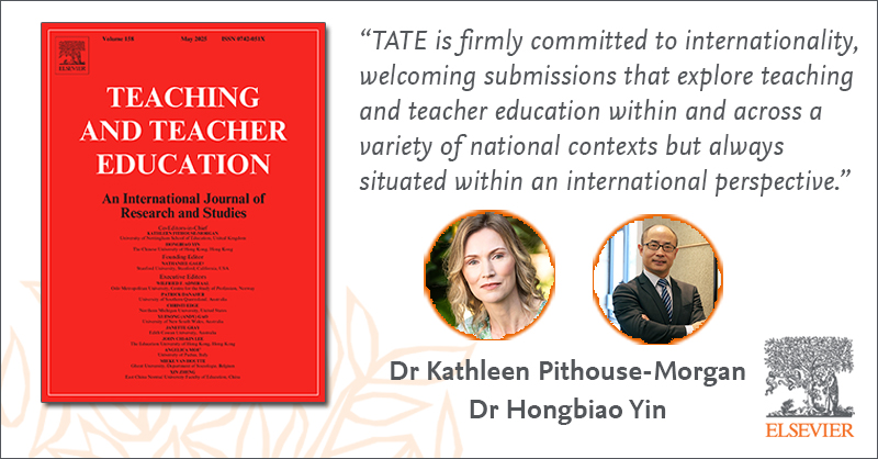 SocialSciences (@els_socialscien) on Twitter photo Read our interview with Dr Kathleen Pithouse-Morgan and Dr Hongbiao Yin, co-Editors-in-Chief of #Teaching and #TeacherEducation, and publish your paper with us!
👉 spkl.io/6019f0UkN
<a href="/CUHKofficial/">The Chinese University of Hong Kong - CUHK</a> <a href="/UoNSoE/">UoN Education</a> Read our interview with Dr Kathleen Pithouse-Morgan and Dr Hongbiao Yin, co-Editors-in-Chief of #Teaching and #TeacherEducation, and publish your paper with us!
👉 spkl.io/6019f0UkN
<a href="/CUHKofficial/">The Chinese University of Hong Kong - CUHK</a> <a href="/UoNSoE/">UoN Education</a>