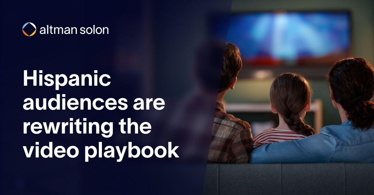 🔄Streaming habits are evolving, and U.S. Hispanic audiences are at the forefront.
From bilingual content to emerging tech, discover the key insights from our Consumer Video Survey.
 👉 altmnsol.co/4kaPkuN
#MediaTrends #HispanicAudiences