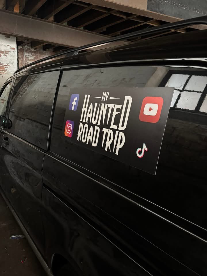 📣 TODAY'S SCHEDULE 📣  
Llandudno, Wales (1-5pm): Spot our van, snap &amp; tag us on socials to win a hoodie!  
TikTok LIVE: 11:15am (challenge), 7:30pm (location).  
FB Subs LIVE: 8:30pm, 1hr investigation. #MyHauntedRoadTrip