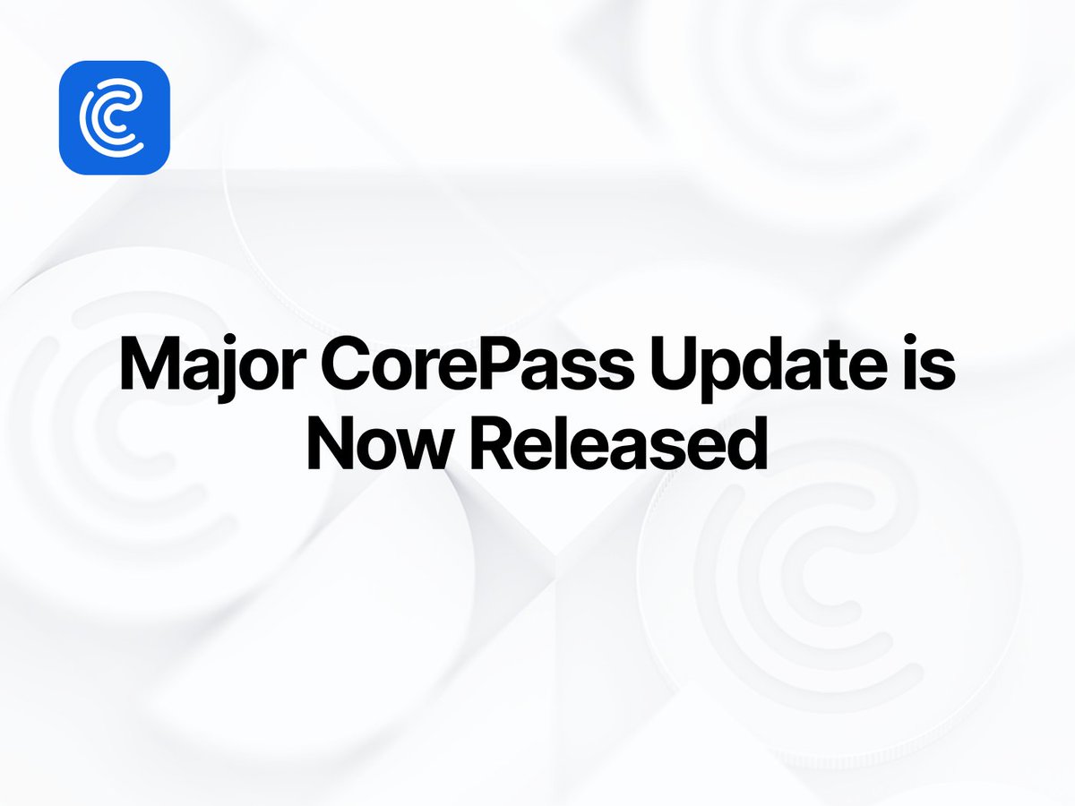 🔥Multi-Chain Support is Here!

We’re excited to announce that CorePass now supports BNB, ETH, and BTC wallets! 

Update your CorePass app today and enjoy seamless integration and top-tier security across multiple blockchains — all in one place.

🔐 Digitize and verify your